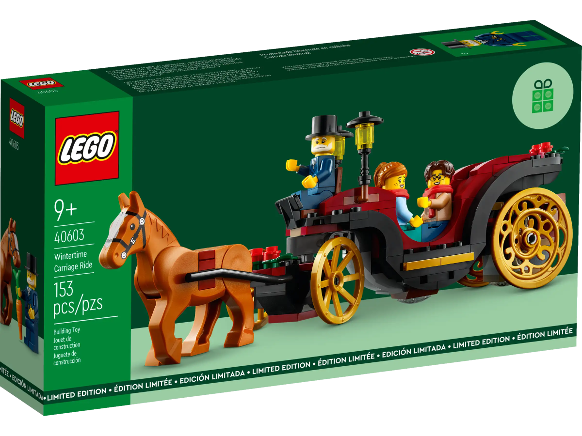 LEGO 40603「冬季馬車」滿額禮情報公開!(Wintertime Carriage Ride)