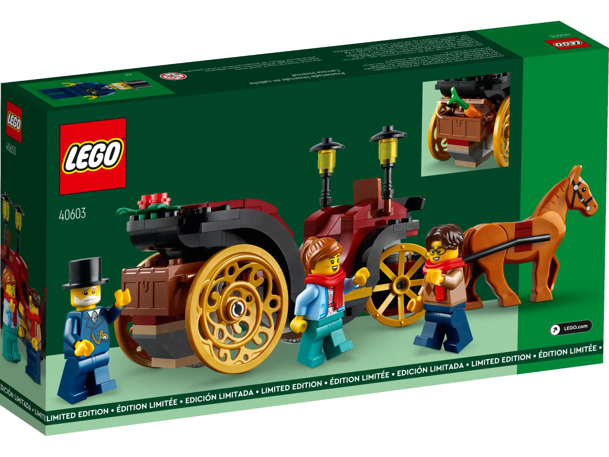 LEGO 40603「冬季馬車」滿額禮情報公開!(Wintertime Carriage Ride)