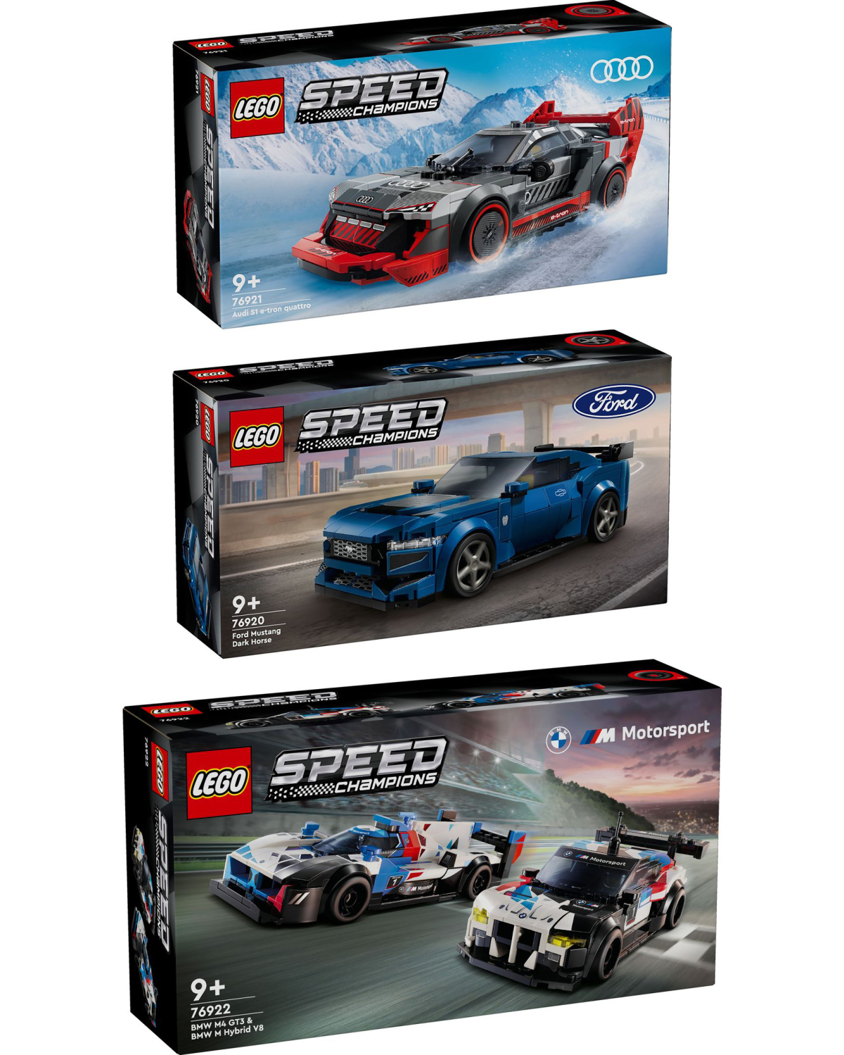 LEGO 76920~76922 極速賽車系列(Speed Champions)三款新作將在 2024 年 3 月發售!
