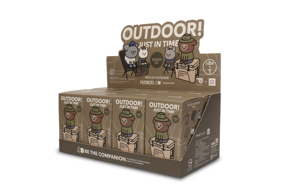 XAP ✕ Filter017® ✕ Crealive Dept. 一起露營囉 聯名玩具好評再登場!
