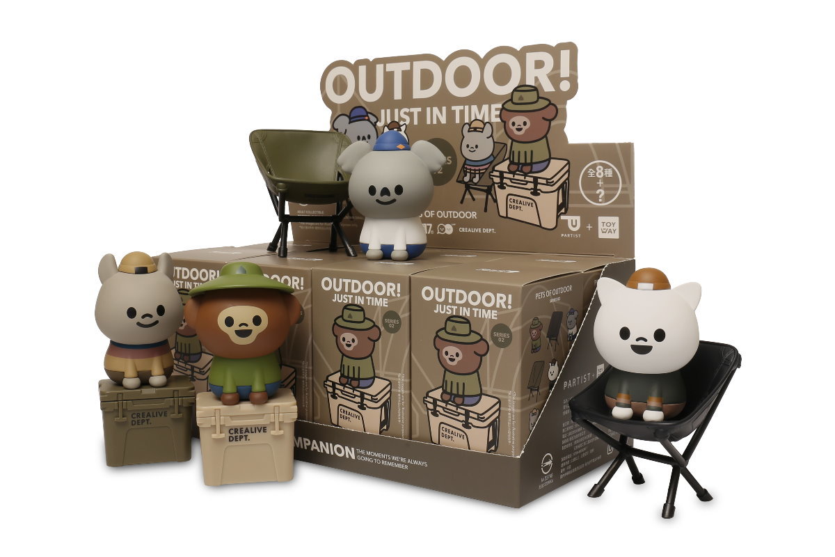 XAP ✕ Filter017® ✕ Crealive Dept. 一起露營囉 聯名玩具好評再登場!