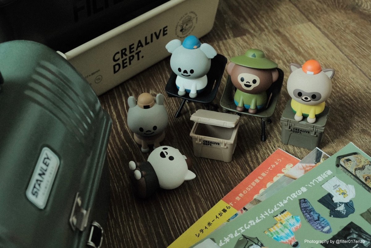 XAP ✕ Filter017® ✕ Crealive Dept. 一起露營囉 聯名玩具好評再登場!