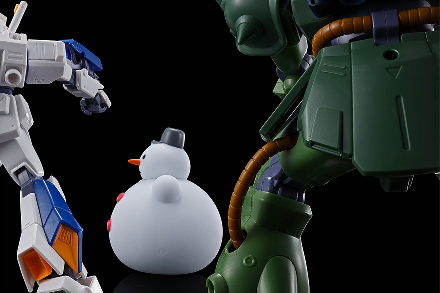 巴尼陣亡紀念日必備『鋼彈0080 聖誕老人 / 雪人型廣告氣球 1/144 比例軟膠模型』商品化!