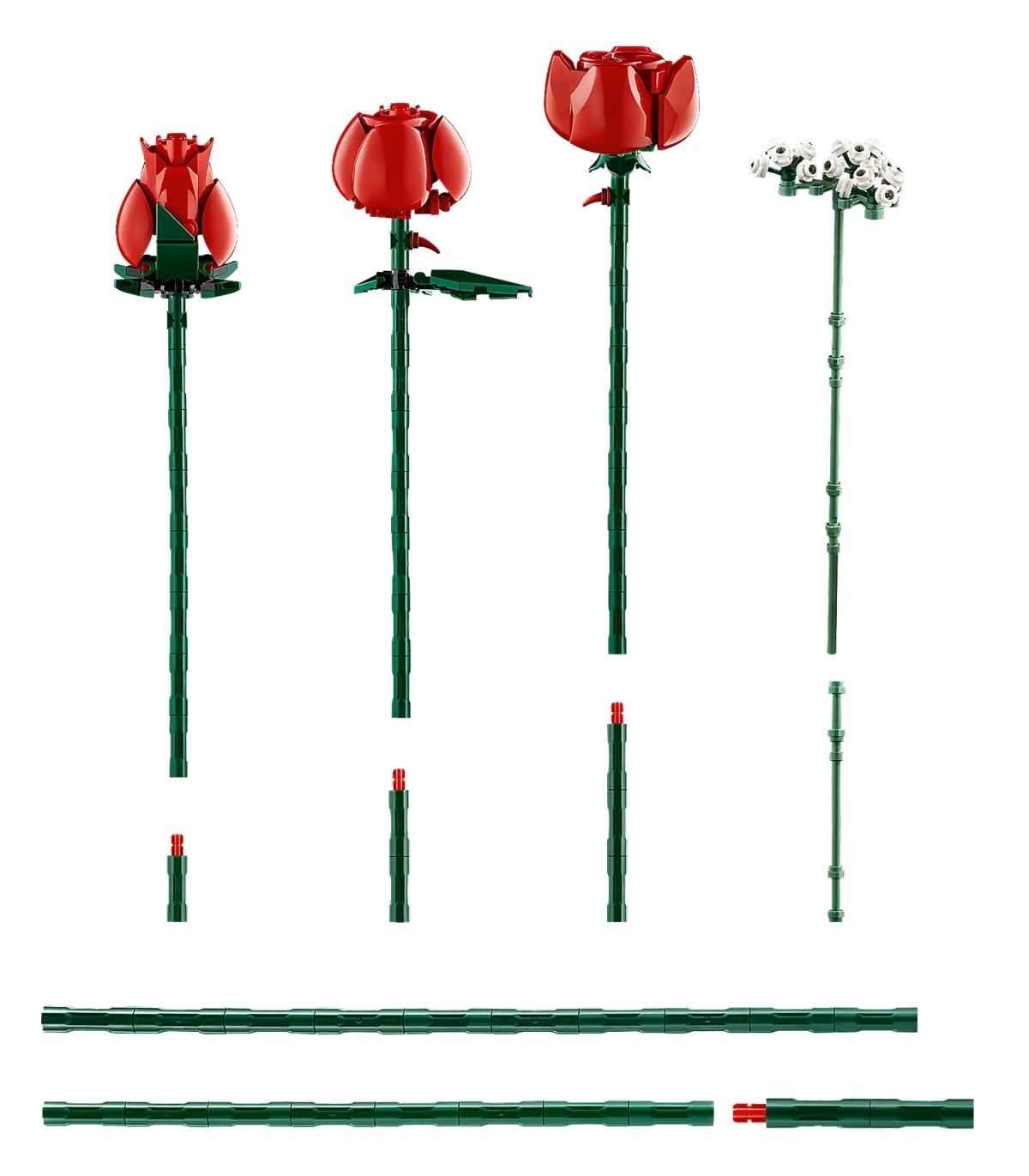 LEGO 10328 Icons 系列「玫瑰花束」（Bouquet of Roses）永不凋零的愛情之花！