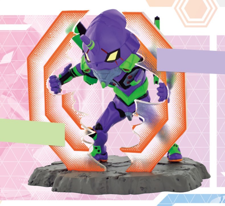 RE-MENT『新世紀福音戰士 DesQ DESKTOP EVA』盒玩第一彈!收錄初號機便條貼、插入栓筆架