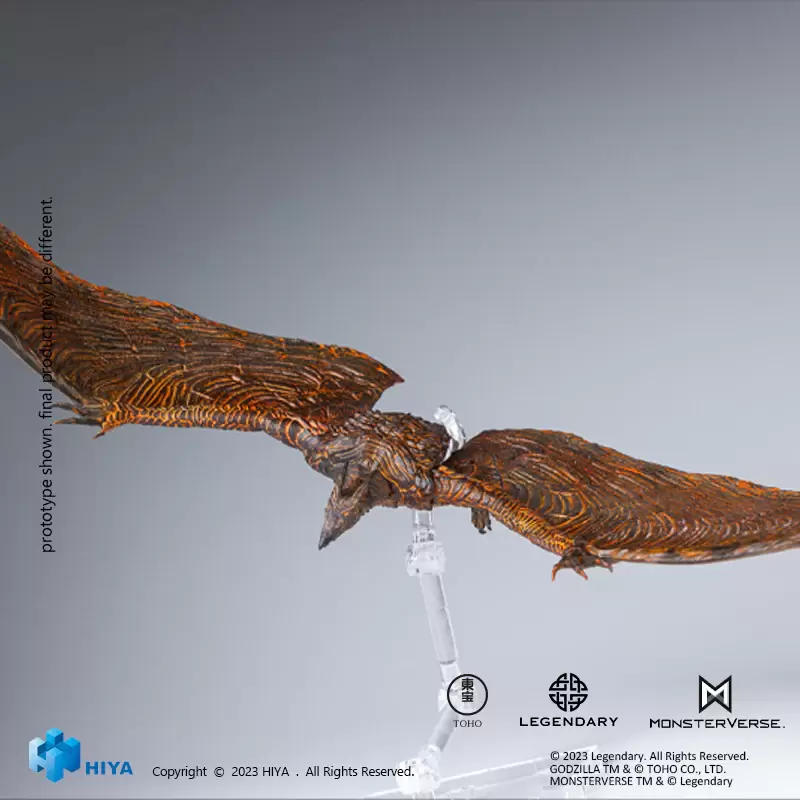 HIYA TOYS『EXQUISITE BASIC系列 拉頓 焰魔』6 吋可動模型 雙翼螢光塗裝實現熾熱岩漿效果！