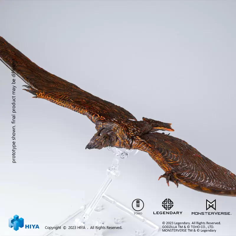 HIYA TOYS『EXQUISITE BASIC系列 拉頓 焰魔』6 吋可動模型 雙翼螢光塗裝實現熾熱岩漿效果！