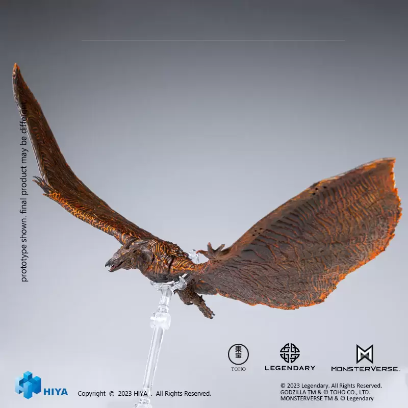 HIYA TOYS『EXQUISITE BASIC系列 拉頓 焰魔』6 吋可動模型 雙翼螢光塗裝實現熾熱岩漿效果！