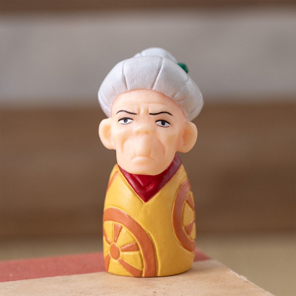 橡子共和國『蒼鷺與少年 手指偶套組』收錄七位老婆婆木偶與超可愛的哇啦哇啦!