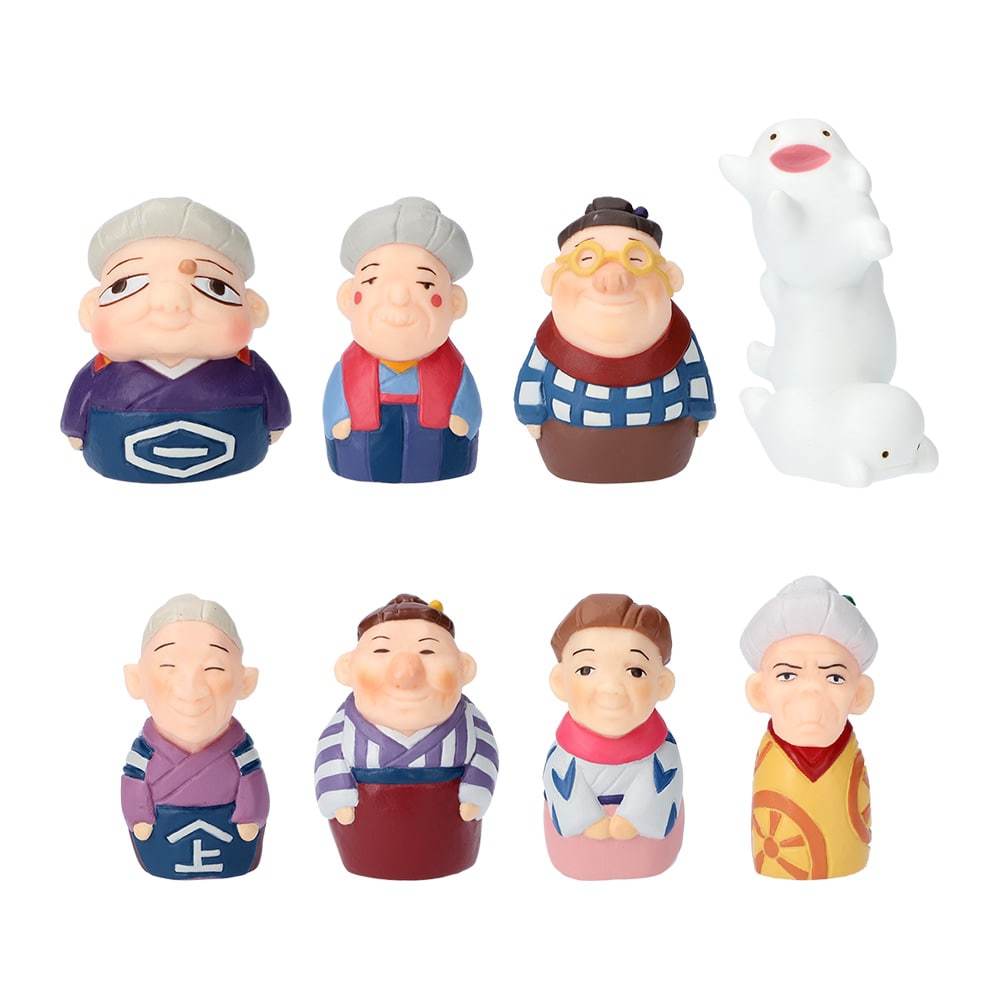 橡子共和國『蒼鷺與少年 手指偶套組』收錄七位老婆婆木偶與超可愛的哇啦哇啦!