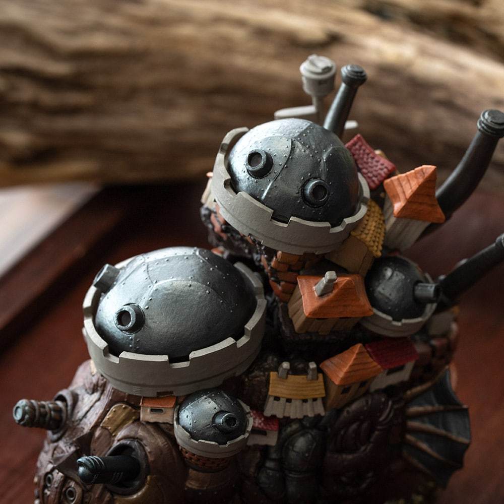 橡子共和國『會移動的霍爾的移動城堡』實現歪歪扭扭的走動姿勢、嘴裡還有發光的卡西法！