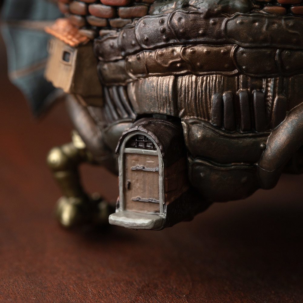 橡子共和國『會移動的霍爾的移動城堡』實現歪歪扭扭的走動姿勢、嘴裡還有發光的卡西法！