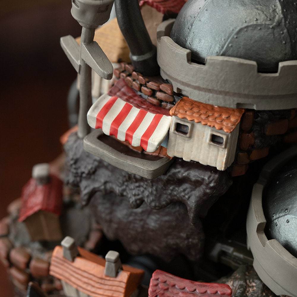 橡子共和國『會移動的霍爾的移動城堡』實現歪歪扭扭的走動姿勢、嘴裡還有發光的卡西法！