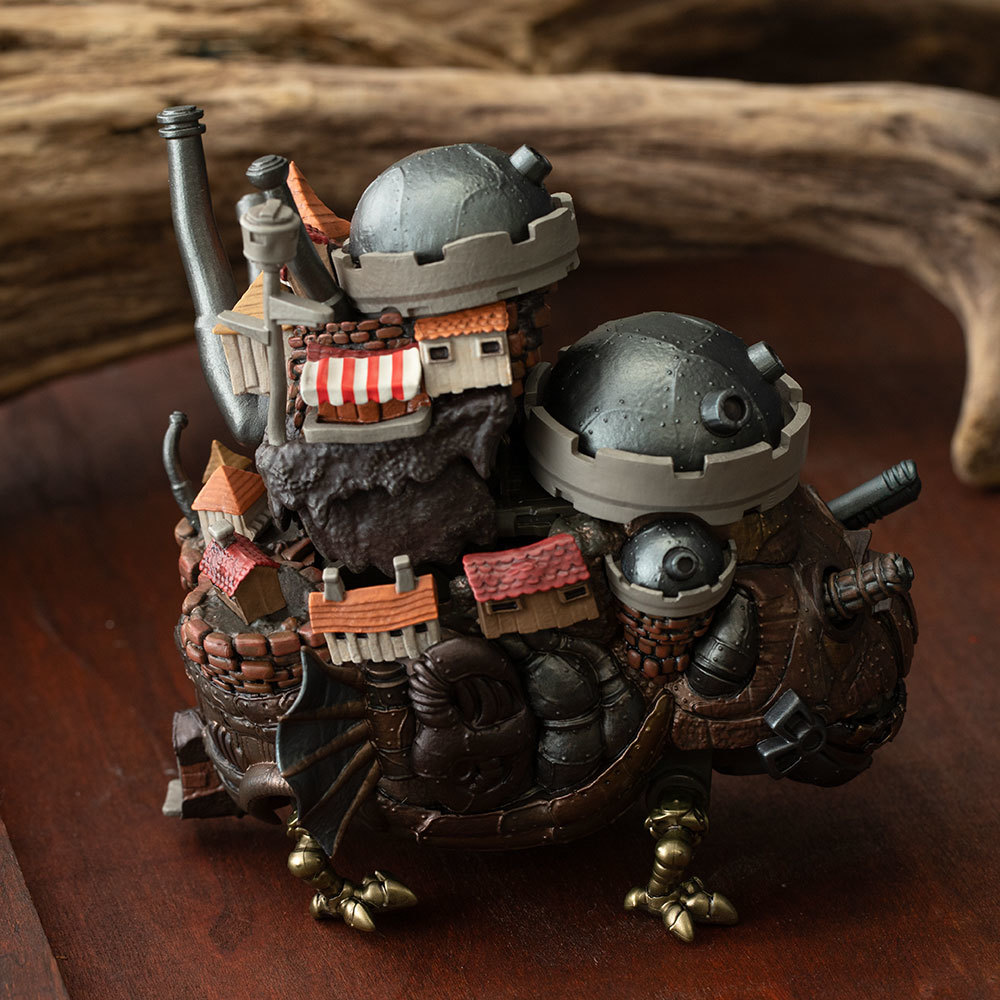 橡子共和國『會移動的霍爾的移動城堡』實現歪歪扭扭的走動姿勢、嘴裡還有發光的卡西法！