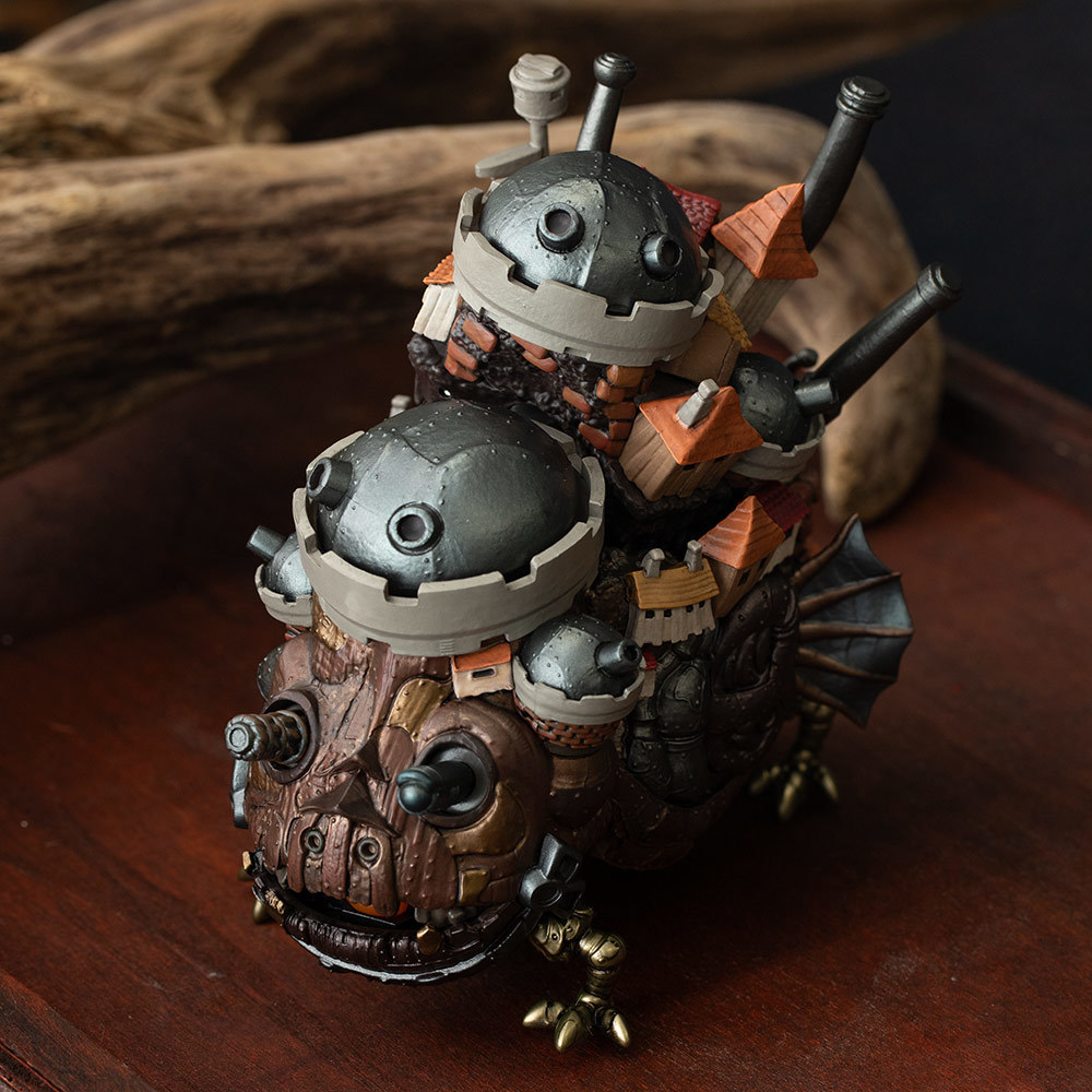 橡子共和國『會移動的霍爾的移動城堡』實現歪歪扭扭的走動姿勢、嘴裡還有發光的卡西法！