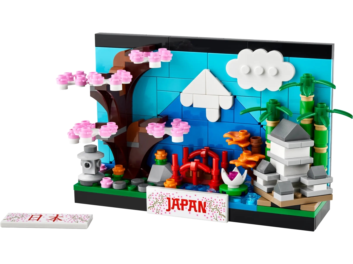 LEGO 40713 創意系列「日本明信片」頂部積雪的富士山!(Japan Postcard)