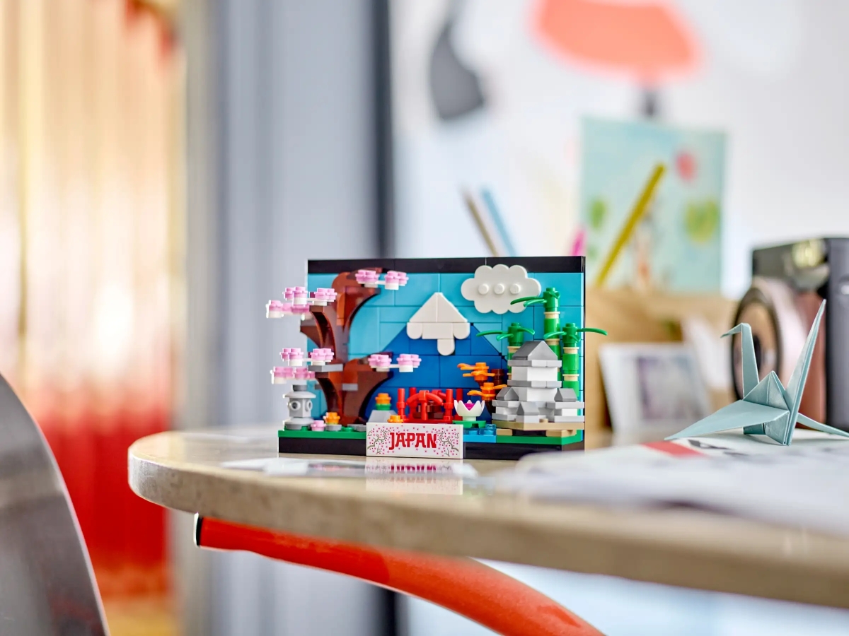 LEGO 40713 創意系列「日本明信片」頂部積雪的富士山!(Japan Postcard)