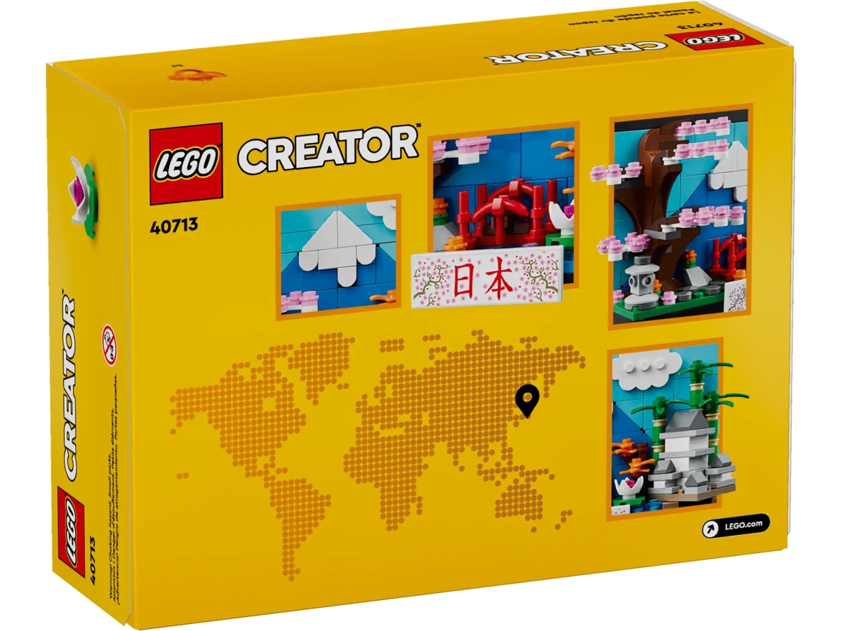 LEGO 40713 創意系列「日本明信片」頂部積雪的富士山!(Japan Postcard)