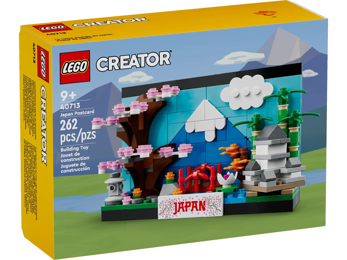 LEGO 40713 創意系列「日本明信片」頂部積雪的富士山!(Japan Postcard)