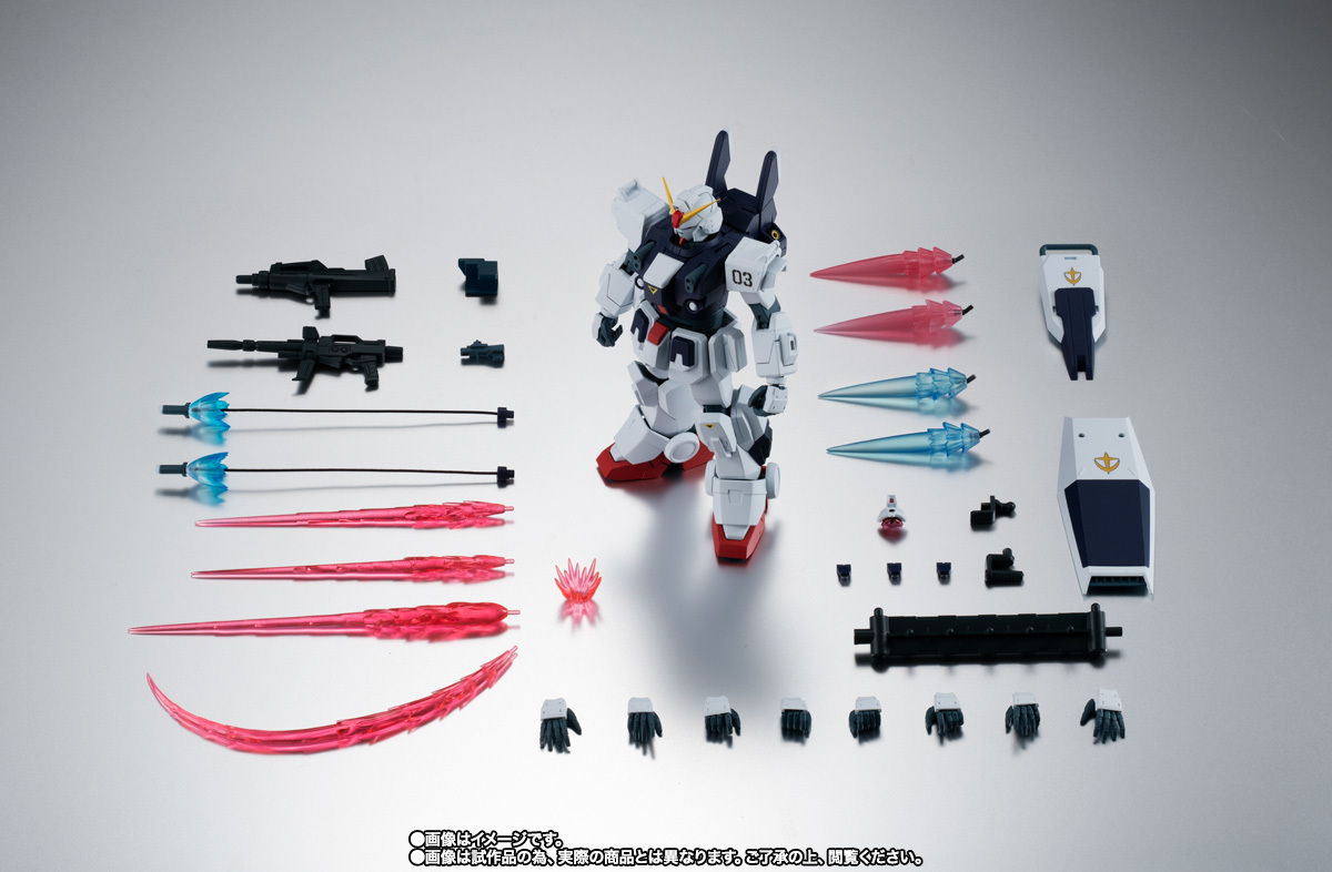可換裝陸戰、宇宙戰規格『ROBOT魂 蒼藍命運3號機 ver. A.N.I.M.E.』豐富特效再現 EXAM 啟動姿態!