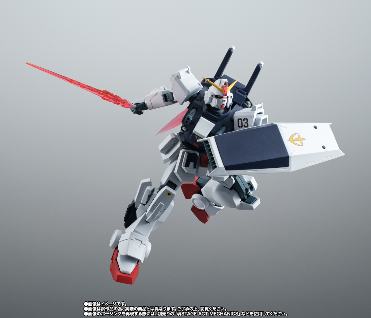 可換裝陸戰、宇宙戰規格『ROBOT魂 蒼藍命運3號機 ver. A.N.I.M.E.』豐富特效再現 EXAM 啟動姿態!