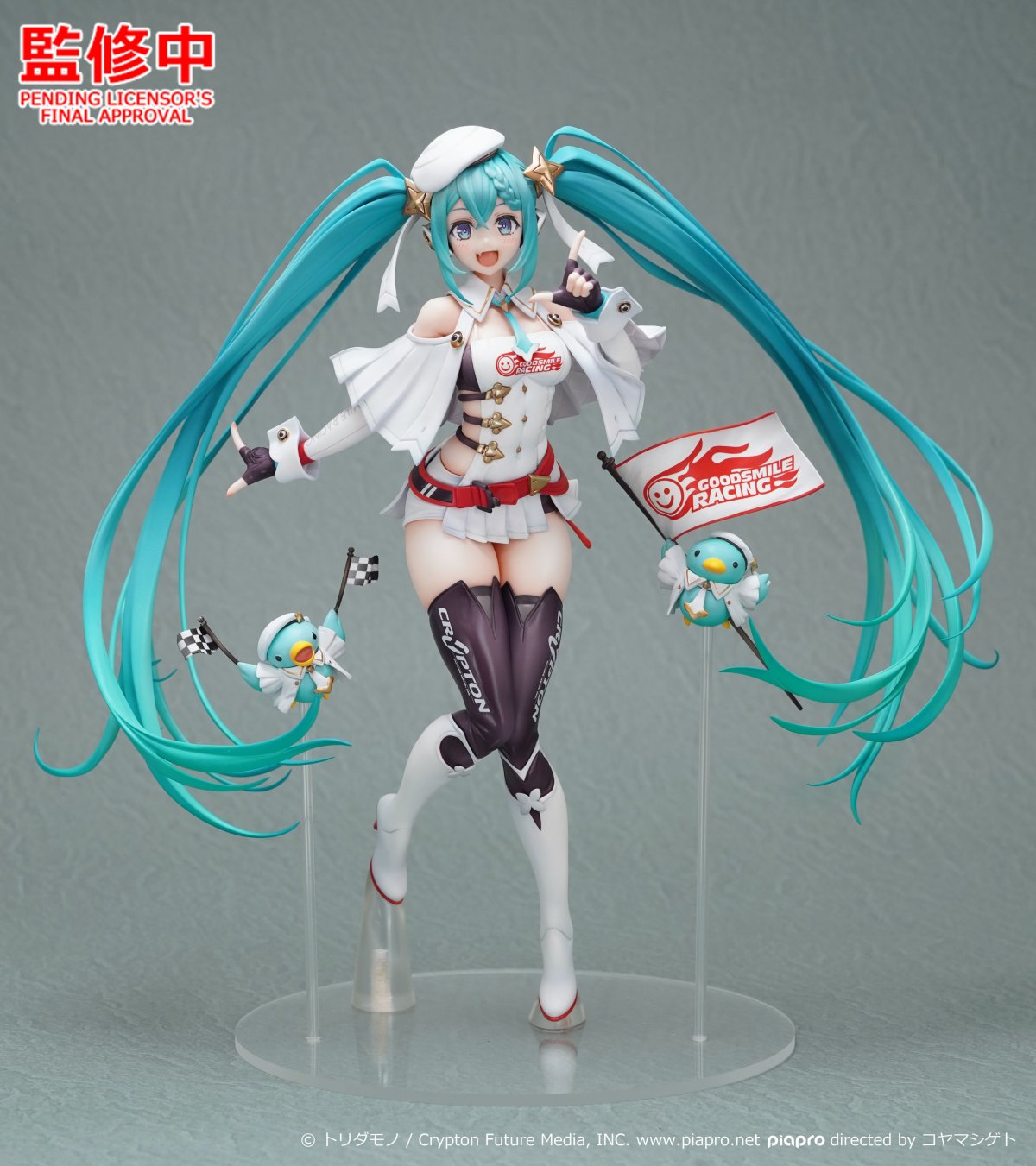 萊莎繪師賦予豐滿肉腿『初音未來GT計畫 RACING MIKU 2023ver. 1/7比例模型』上色原型首度公開!
