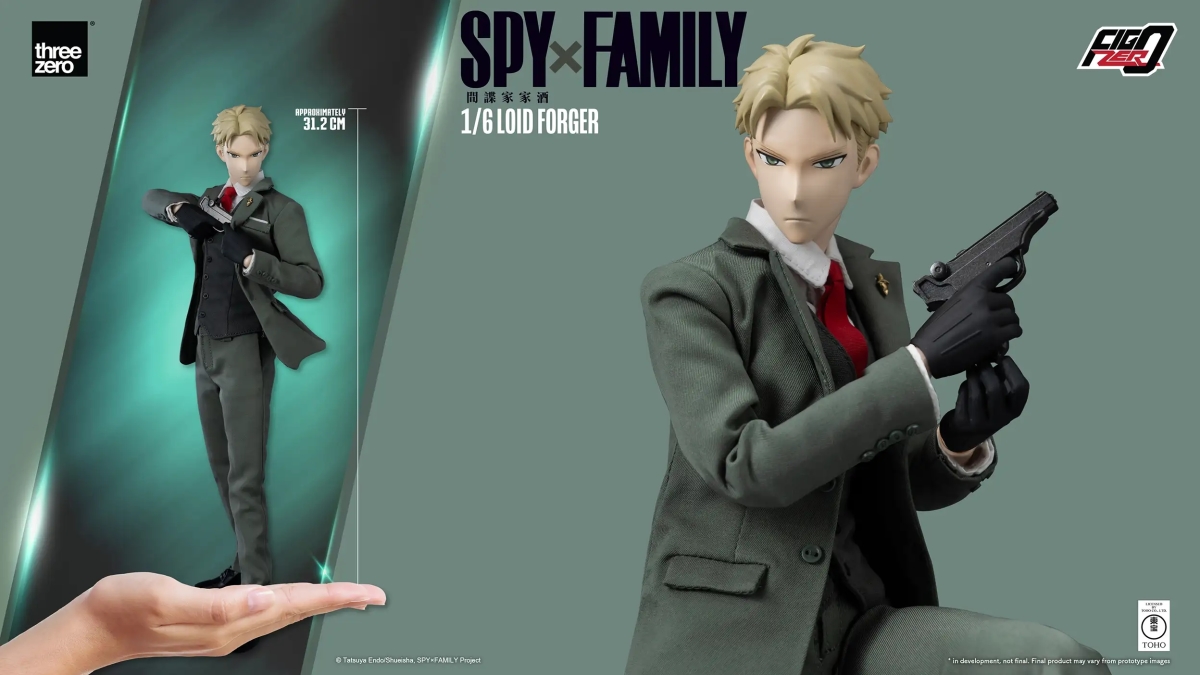 threezero FigZero 系列《SPY×FAMILY 間諜家家酒》洛伊德‧佛傑 1/6 比例可動人偶