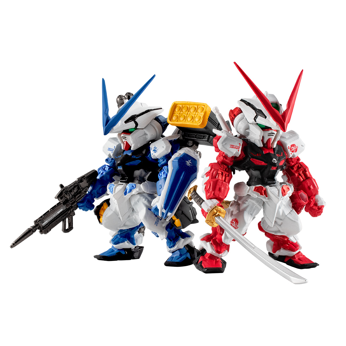 FW GUNDAM CONVERGE CORE『異端鋼彈 RED ＆ BLUE 套組』追加機身標誌與豐富武裝配件！