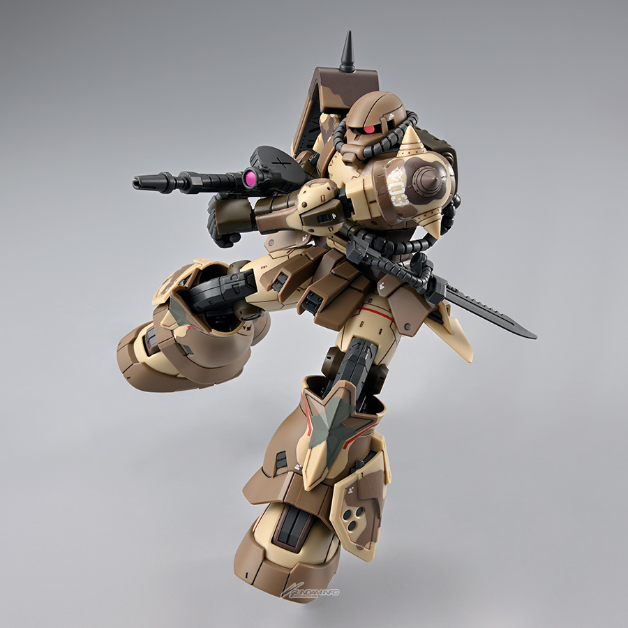 南十字星的堅氣『HG 1/144 高機動型薩克 地上用(尚昊機)』水貼再現特徵的迷彩圖樣!