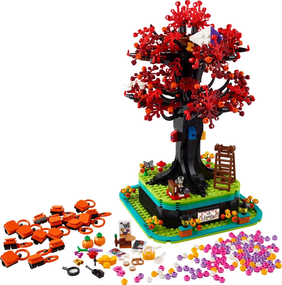 LEGO 21346 Ideas 系列「家族樹」可以掛照片、收納小物的回憶之樹！（Family Tree）