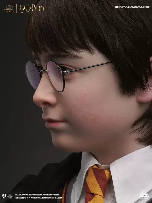Queen studios『哈利波特 1/1比例胸像』超擬真還原《神秘的魔法石》時期的丹尼爾·雷德克里夫