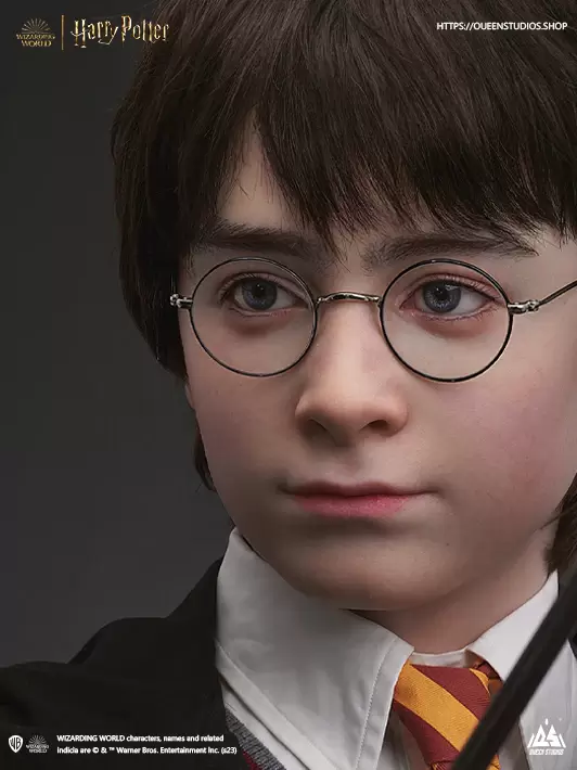 Queen studios『哈利波特 1/1比例胸像』超擬真還原《神秘的魔法石》時期的丹尼爾·雷德克里夫