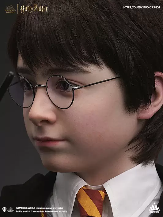 Queen studios『哈利波特 1/1比例胸像』超擬真還原《神秘的魔法石》時期的丹尼爾·雷德克里夫