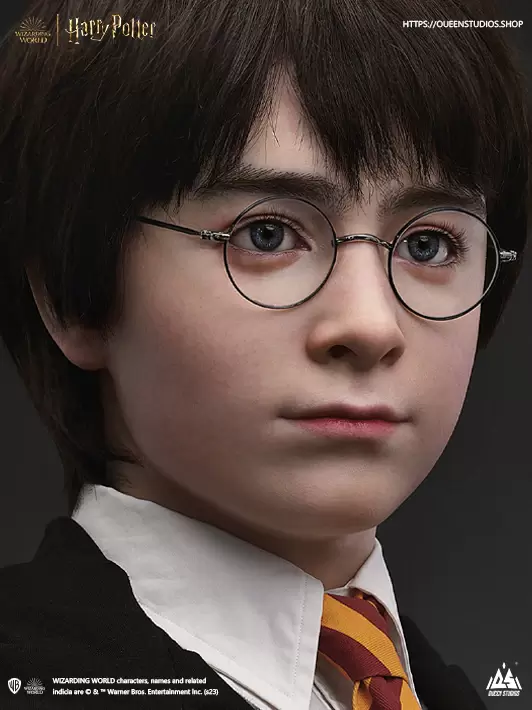 Queen studios『哈利波特 1/1比例胸像』超擬真還原《神秘的魔法石》時期的丹尼爾·雷德克里夫