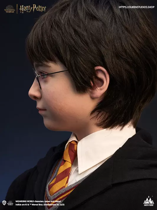 Queen studios『哈利波特 1/1比例胸像』超擬真還原《神秘的魔法石》時期的丹尼爾·雷德克里夫