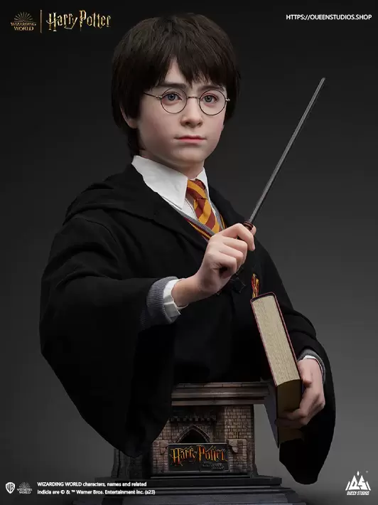 Queen studios『哈利波特 1/1比例胸像』超擬真還原《神秘的魔法石》時期的丹尼爾·雷德克里夫