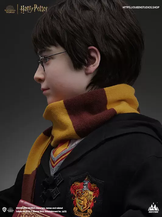 Queen studios『哈利波特 1/1比例胸像』超擬真還原《神秘的魔法石》時期的丹尼爾·雷德克里夫