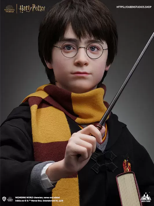 Queen studios『哈利波特 1/1比例胸像』超擬真還原《神秘的魔法石》時期的丹尼爾·雷德克里夫