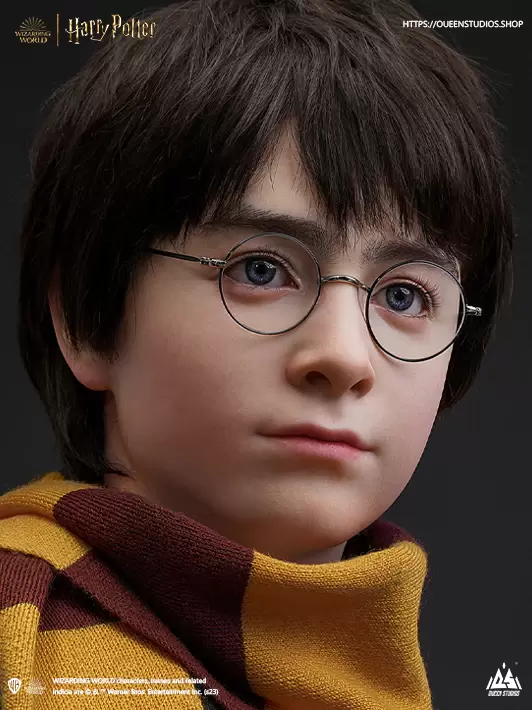 Queen studios『哈利波特 1/1比例胸像』超擬真還原《神秘的魔法石》時期的丹尼爾·雷德克里夫