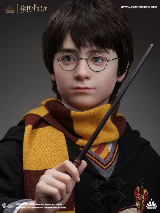 Queen studios『哈利波特 1/1比例胸像』超擬真還原《神秘的魔法石》時期的丹尼爾·雷德克里夫