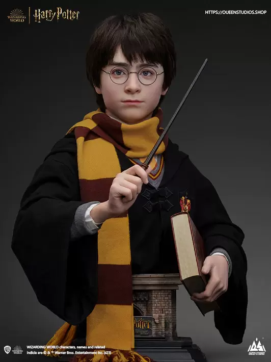 Queen studios『哈利波特 1/1比例胸像』超擬真還原《神秘的魔法石》時期的丹尼爾·雷德克里夫