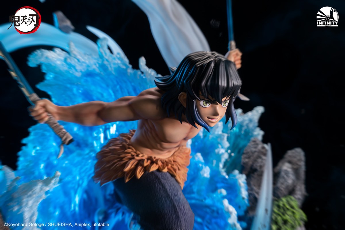 Infinity Studio《鬼滅之刃》嘴平伊之助 1/4 比例場景雕像 獸之呼吸·參之牙 獠牙撕扯!