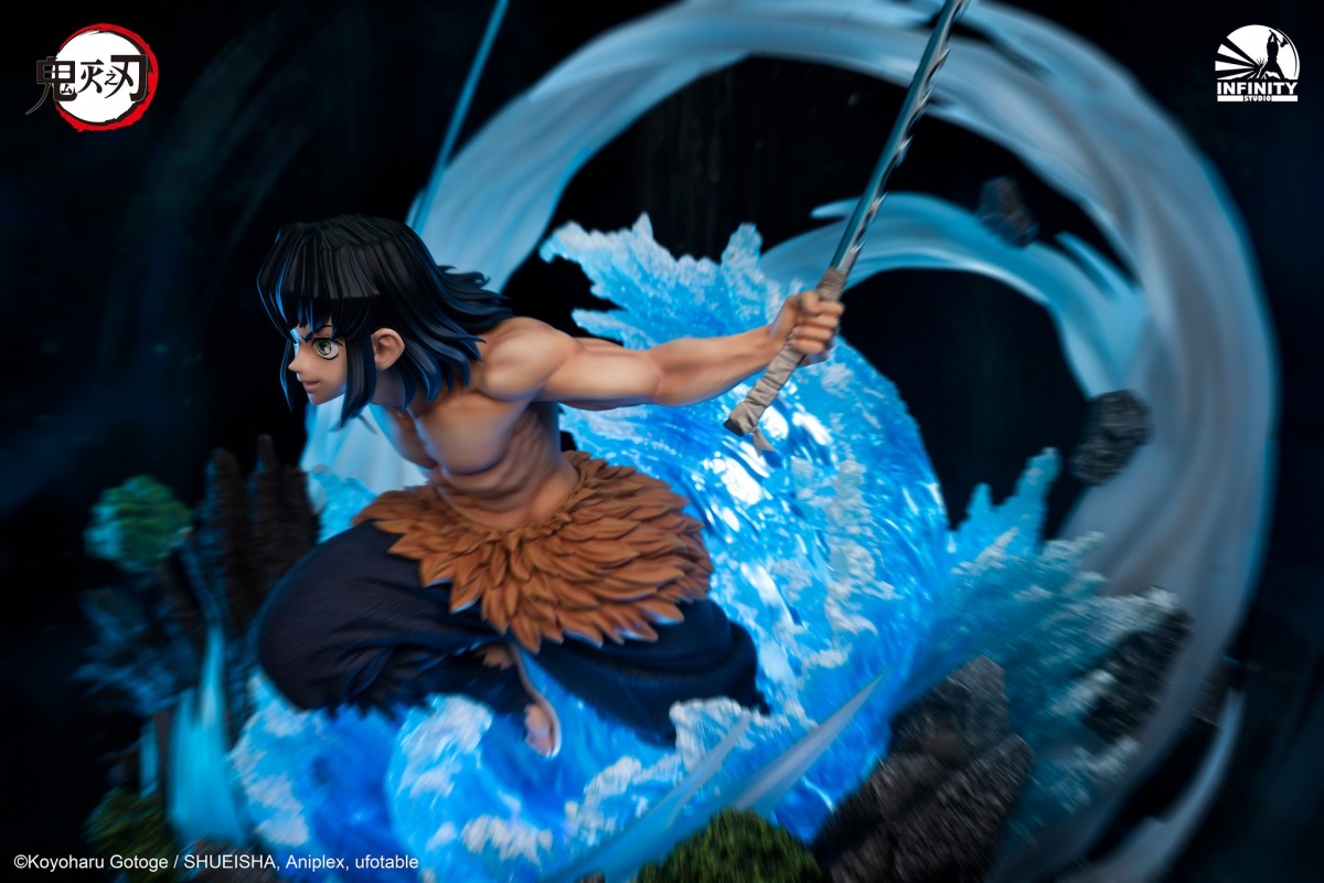 Infinity Studio《鬼滅之刃》嘴平伊之助 1/4 比例場景雕像 獸之呼吸·參之牙 獠牙撕扯!