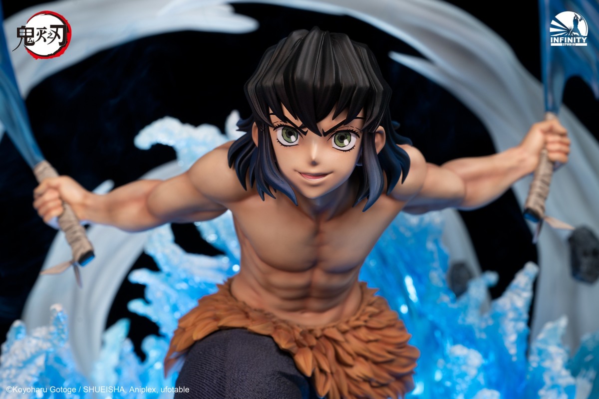 Infinity Studio《鬼滅之刃》嘴平伊之助 1/4 比例場景雕像 獸之呼吸·參之牙 獠牙撕扯!