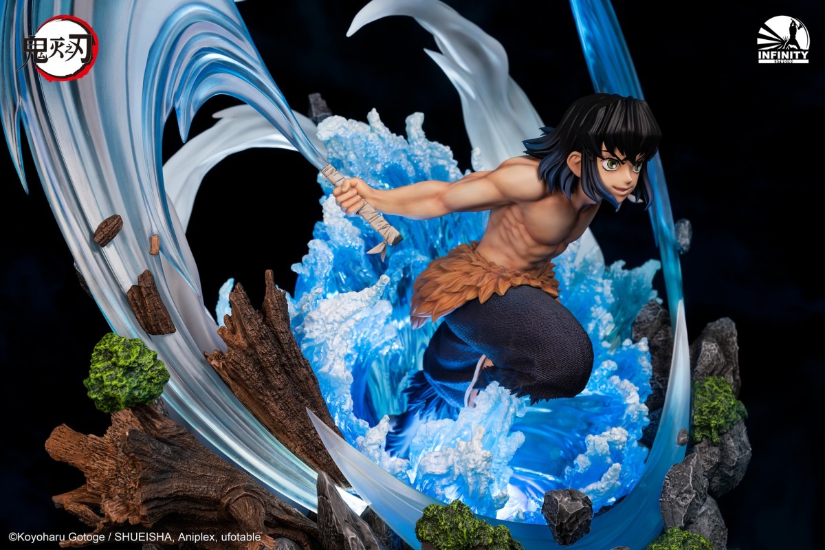 Infinity Studio《鬼滅之刃》嘴平伊之助 1/4 比例場景雕像 獸之呼吸·參之牙 獠牙撕扯!