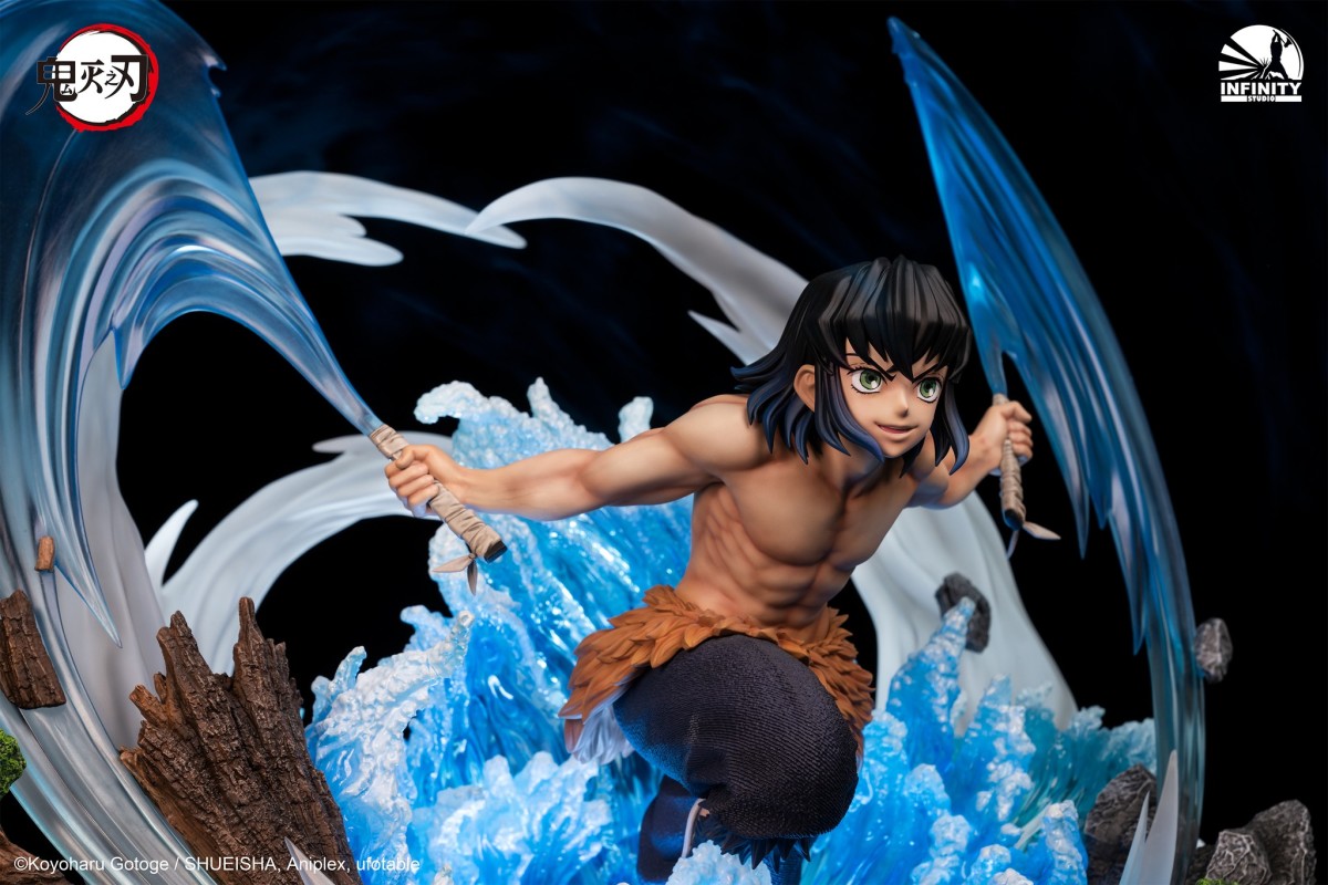 Infinity Studio《鬼滅之刃》嘴平伊之助 1/4 比例場景雕像 獸之呼吸·參之牙 獠牙撕扯!