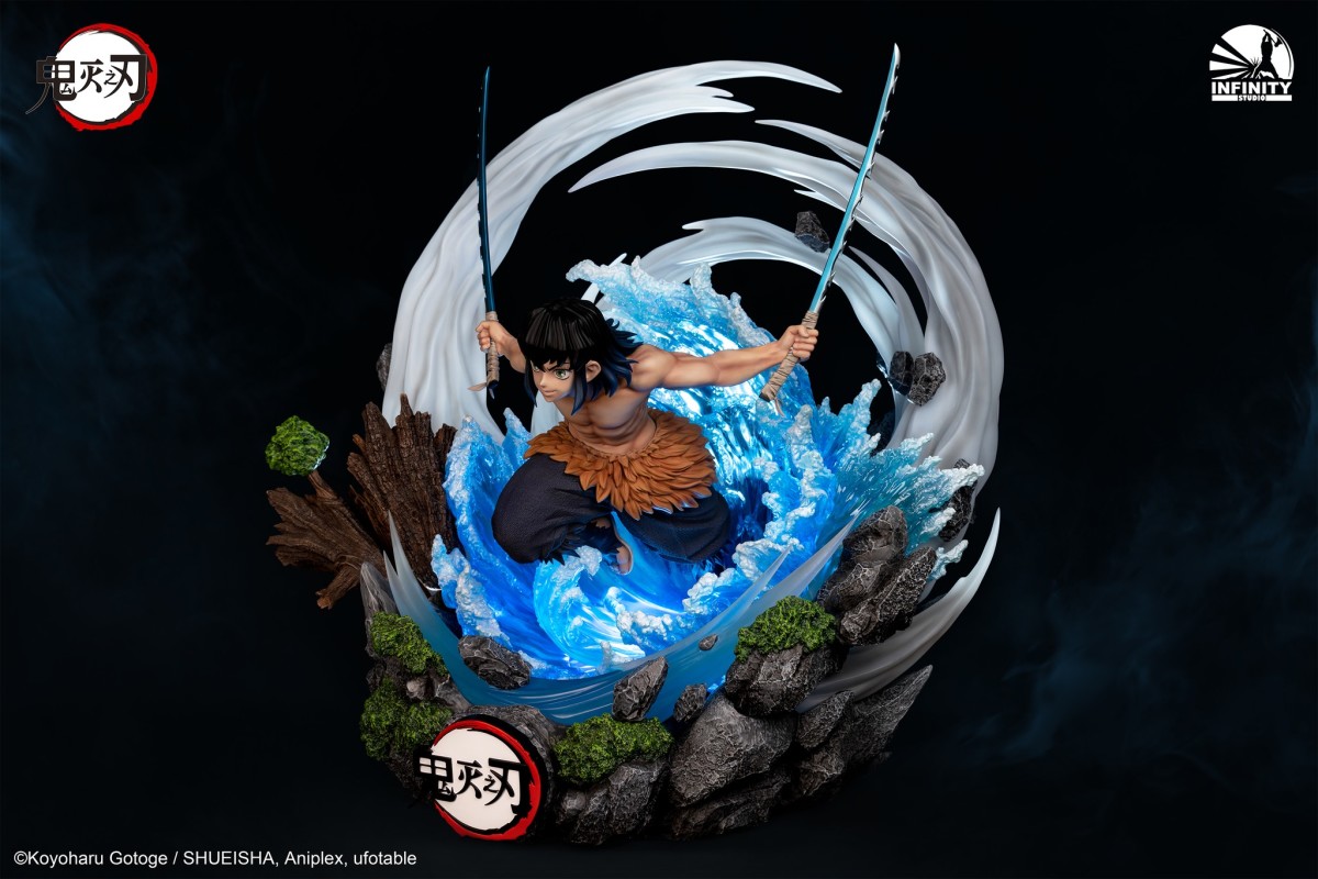 Infinity Studio《鬼滅之刃》嘴平伊之助 1/4 比例場景雕像 獸之呼吸·參之牙 獠牙撕扯!