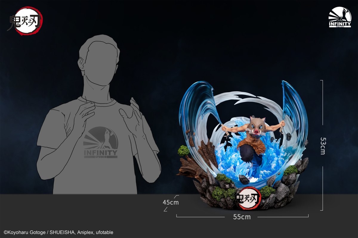 Infinity Studio《鬼滅之刃》嘴平伊之助 1/4 比例場景雕像 獸之呼吸·參之牙 獠牙撕扯!