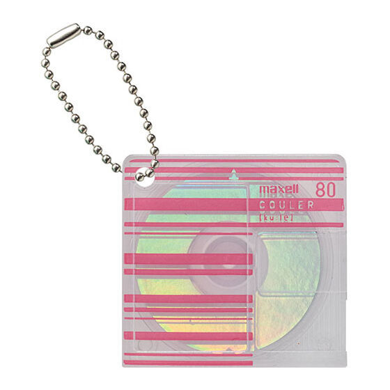 GASHAPON「Maxell MD 迷你吊飾」轉蛋 90年代風靡一時的MD碟片縮小再來！回憶滿滿的彩色半透明塑膠殼