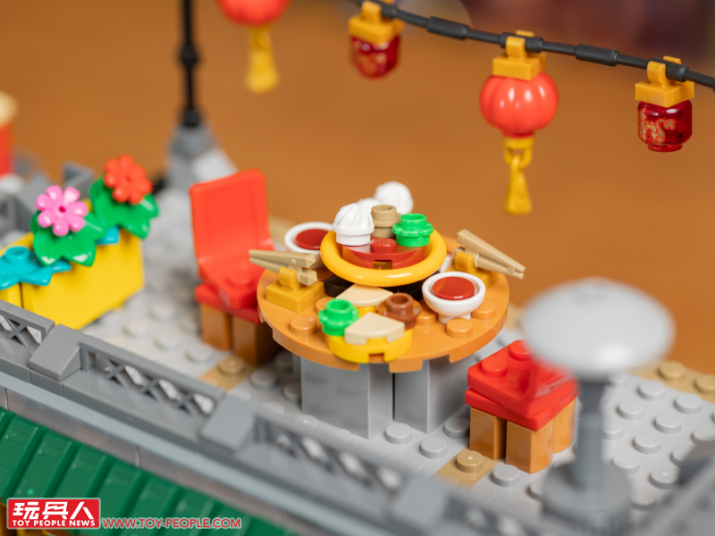 LEGO 80113「樂滿樓」開箱報告 內外都不簡單的中華料理餐館落成!